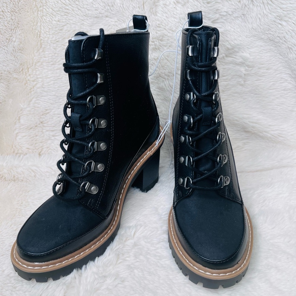 Women’s Tessa Boots Lace Up Combat Mioto New - Picture 4 of 4